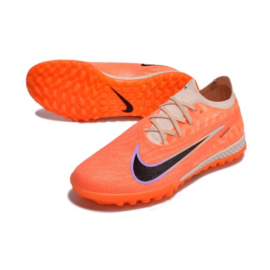 Nike Phantom GX Elite TF Orange Blank Low-top Footballboots For Men