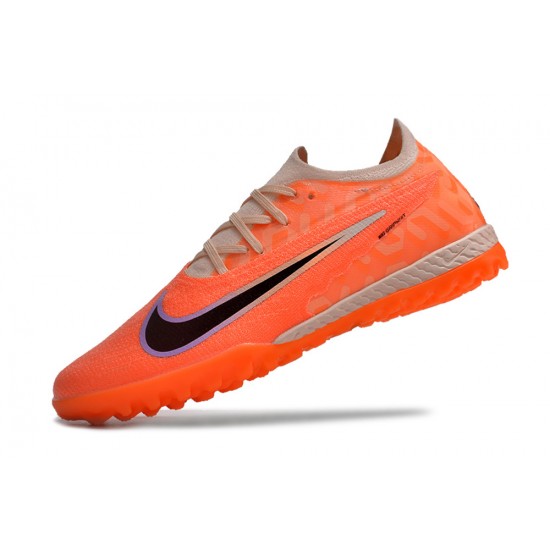 Nike Phantom GX Elite TF Orange Blank Low-top Footballboots For Men