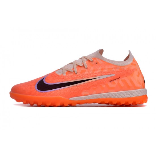 Nike Phantom GX Elite TF Orange Blank Low-top Footballboots For Men