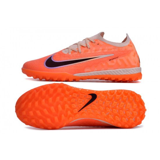 Nike Phantom GX Elite TF Orange Blank Low-top Footballboots For Men