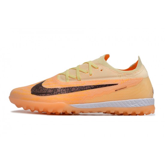 Nike Phantom GX Elite TF Orange Blank White Low-top Footballboots For Men