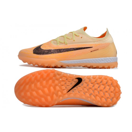 Nike Phantom GX Elite TF Orange Blank White Low-top Footballboots For Men