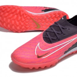 Nike Phantom GX Elite TF Pink Blank Red Low-top Footballboots For Men 