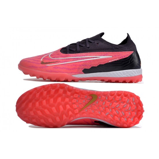 Nike Phantom GX Elite TF Pink Blank Red Low-top Footballboots For Men