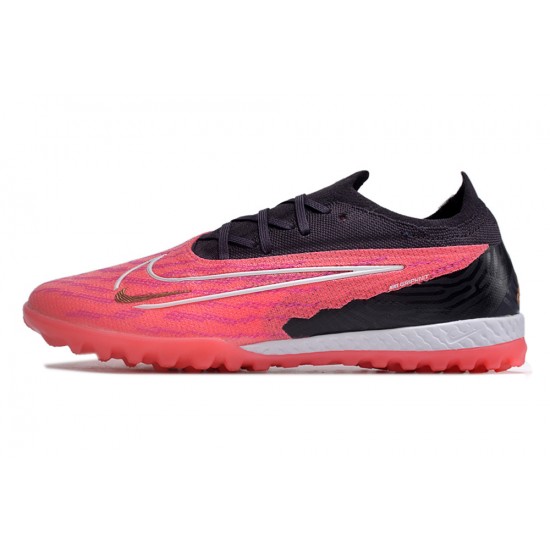 Nike Phantom GX Elite TF Pink Blank Red Low-top Footballboots For Men