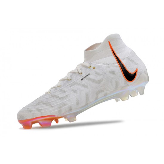 Nike Phantom Luna Elite NU FG Deepwine White Black Blue High-top Footballboots For Men