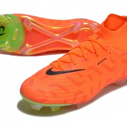 Nike Phantom Luna Elite NU FG Green Orange Black High-top Footballboots For Men 