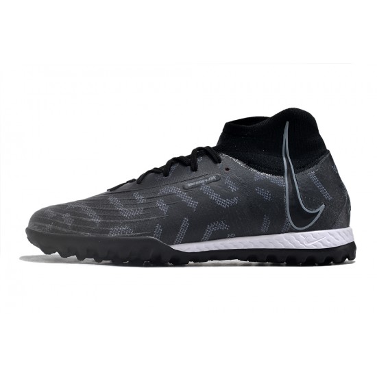 Nike Phantom Luna Elite NU TF Grey Black Footballboots For Men