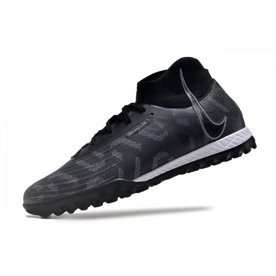 Nike Phantom Luna Elite NU TF Grey Black Footballboots For Men