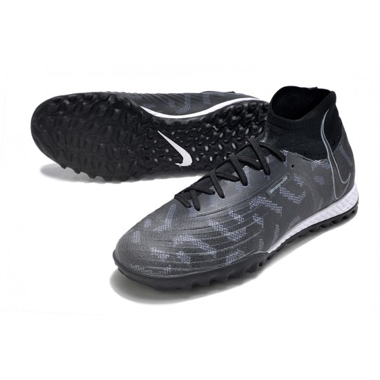 Nike Phantom Luna Elite NU TF Grey Black Footballboots For Men