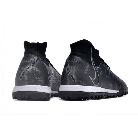 Nike Phantom Luna Elite NU TF Grey Black Footballboots For Men