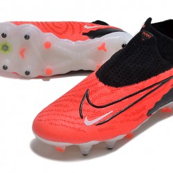 Nike Phantom- GX Elite DF Link SG Anti Clog Black Orange High-top Footballboots For Men 