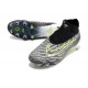 Nike Phantom- GX Elite DF Link SG Anti Clog Mixtz Gray Yellow Black High-top Footballboots For Men