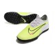 Nike React Phantom GX Pro TF Black LightPurple Yellow Low-top Footballboots For Men