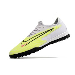Nike React Phantom GX Pro TF Black LightPurple Yellow Low-top Footballboots For Men 