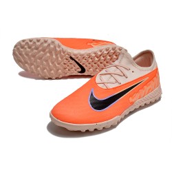 Nike React Phantom GX Pro TF Black Purple Orang Fuchsia Low-top Footballboots For Men 