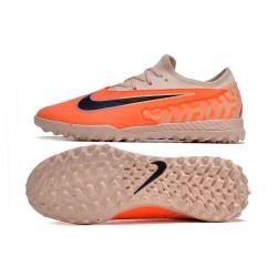 Nike React Phantom GX Pro TF Black Purple Orang Fuchsia Low-top Footballboots For Men 