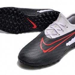 Nike React Phantom GX Pro TF Black Red LightPurple Low-top Footballboots For Men 