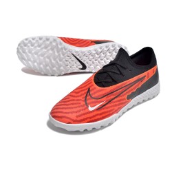 Nike React Phantom GX Pro TF Black White Orang Low-top Footballboots For Men 