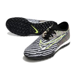 Nike React Phantom GX Pro TF Mixtz Black Gray Low-top Footballboots For Men 