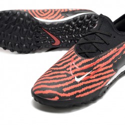 Nike React Phantom GX Pro TF White Red Black Low-top Footballboots For Men 