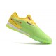 Nike React Phantom GX Pro TF Yellow Green Red Low-top Footballboots For Men