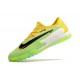 Nike React Phantom GX Pro TF Yellow Green Red Low-top Footballboots For Men