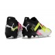 Puma Future Ultimate FG Low-Top Black Yellow White For Women And Men Soccer Cleats