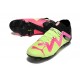 Puma Future Ultimate FG Low-Top Green Black Pink For Women And Men Soccer Cleats