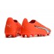 Puma Future Ultimate FG Low-Top Red Grey For Men Soccer Cleats