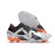 Puma Future Ultimate FG Low-Top White Black Orange For Women And Men Soccer Cleats 