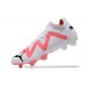 Puma Future Ultimate FG Low-Top White Black Purple For Women And Men Soccer Cleats