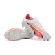 Puma Future Ultimate FG Low-Top White Pink For Men Soccer Cleats