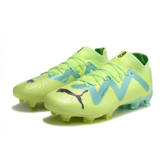 Puma Future Ultimate MG Low-Top Blue Red For Women And Men Soccer Cleats