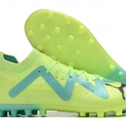 Puma Future Ultimate MG Low-Top Green Turqoise For Women And Men Soccer Cleats