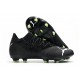 Puma Future Z 1.3 Instinct FG Low-Top Black Green For Men Soccer Cleats