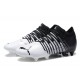 Puma Future Z 1.3 Instinct FG Low-Top Black Sliver Blue For Men Soccer Cleats