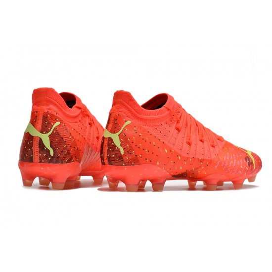 Puma Future Z 1.3 Instinct FG Low-Top Red Gold For Men Soccer Cleats