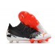 Puma Future Z 1.3 Instinct FG Low-Top White Black Red For Women And Men Soccer Cleats