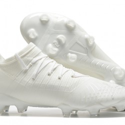 Puma Future Z 1.3 Instinct FG Low-Top White For Men Soccer Cleats