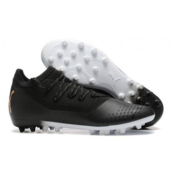 Puma Future Z 1.3 Instinct MG Low-Top Black White For Men Soccer Cleats