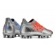 Puma Future Z 1.3 Instinct TF Low-Top Sliver Blue Red For Men Soccer Cleats