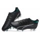 Puma Ultra Ultimate FG Low-Top Black Blue For Men Soccer Cleats 