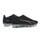 Puma Ultra Ultimate FG Low-Top Black Blue For Men Soccer Cleats