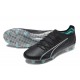 Puma Ultra Ultimate FG Low-Top Black Blue For Men Soccer Cleats