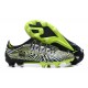 Puma Ultra Ultimate FG Low-Top Black Green White For Men Soccer Cleats