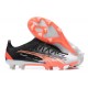 Puma Ultra Ultimate FG Low-Top Black White Red For Men Soccer Cleats