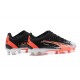 Puma Ultra Ultimate FG Low-Top Black White Red For Men Soccer Cleats 