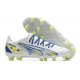 Puma Ultra Ultimate FG Low-Top Blue White Yellow For Men Soccer Cleats 