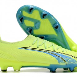 Puma Ultra Ultimate FG Low-Top Green Turqoise For Men Soccer Cleats 
